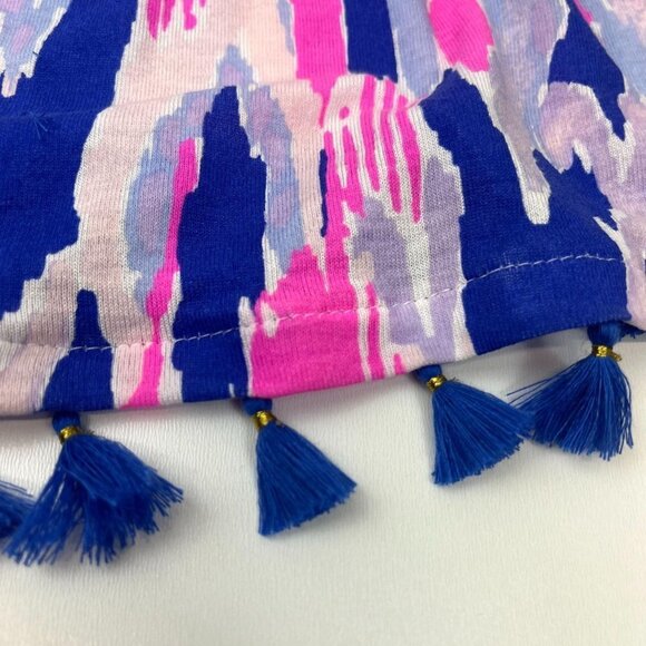 Lilly Pulitzer Palma Strapless Women's Tube Top Fringe Bottom Size XXS - Picture 4 of 9